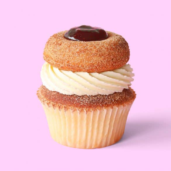 Jam Donut Cupcakes The Scranline