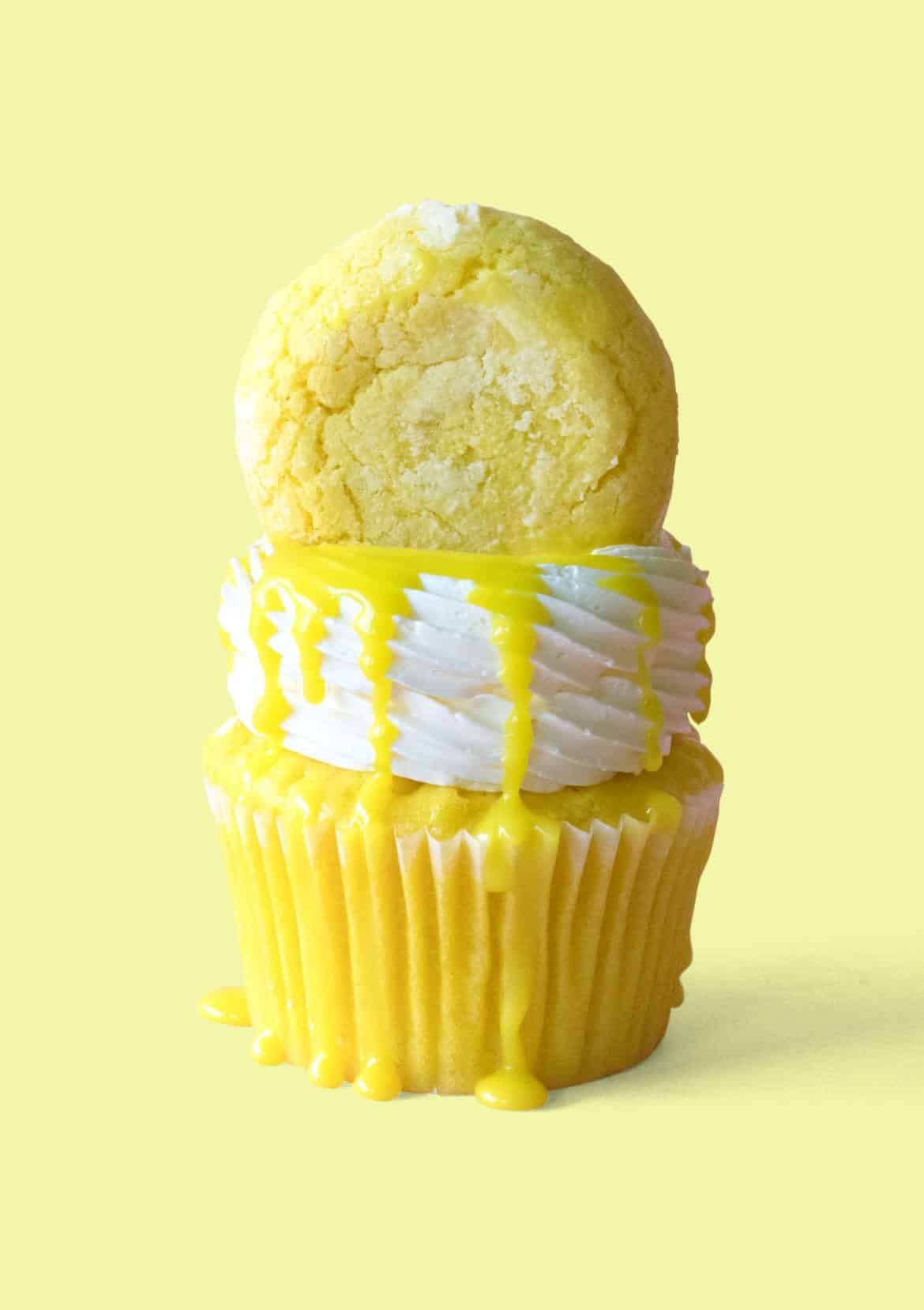 Lemon Cookie Cupcakes