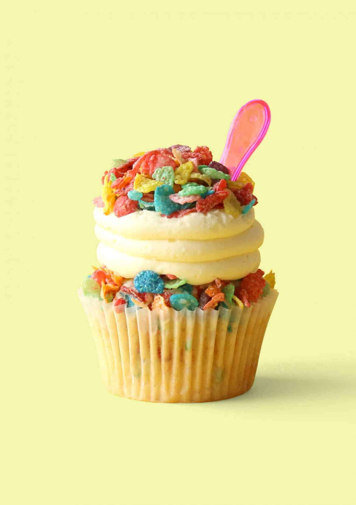 Saturday Morning Breakfast Cereal Cupcakes