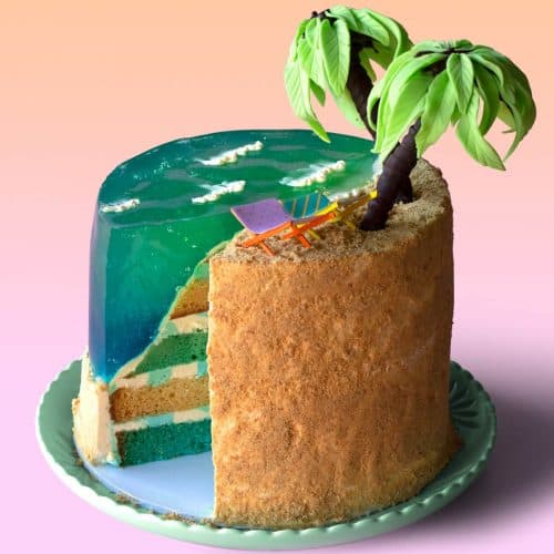 Beach Lover Cake - Buttercream