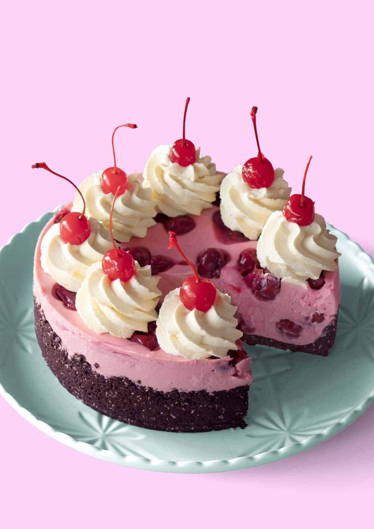 The BEST Cherry Cheesecake - Little Sweet Baker