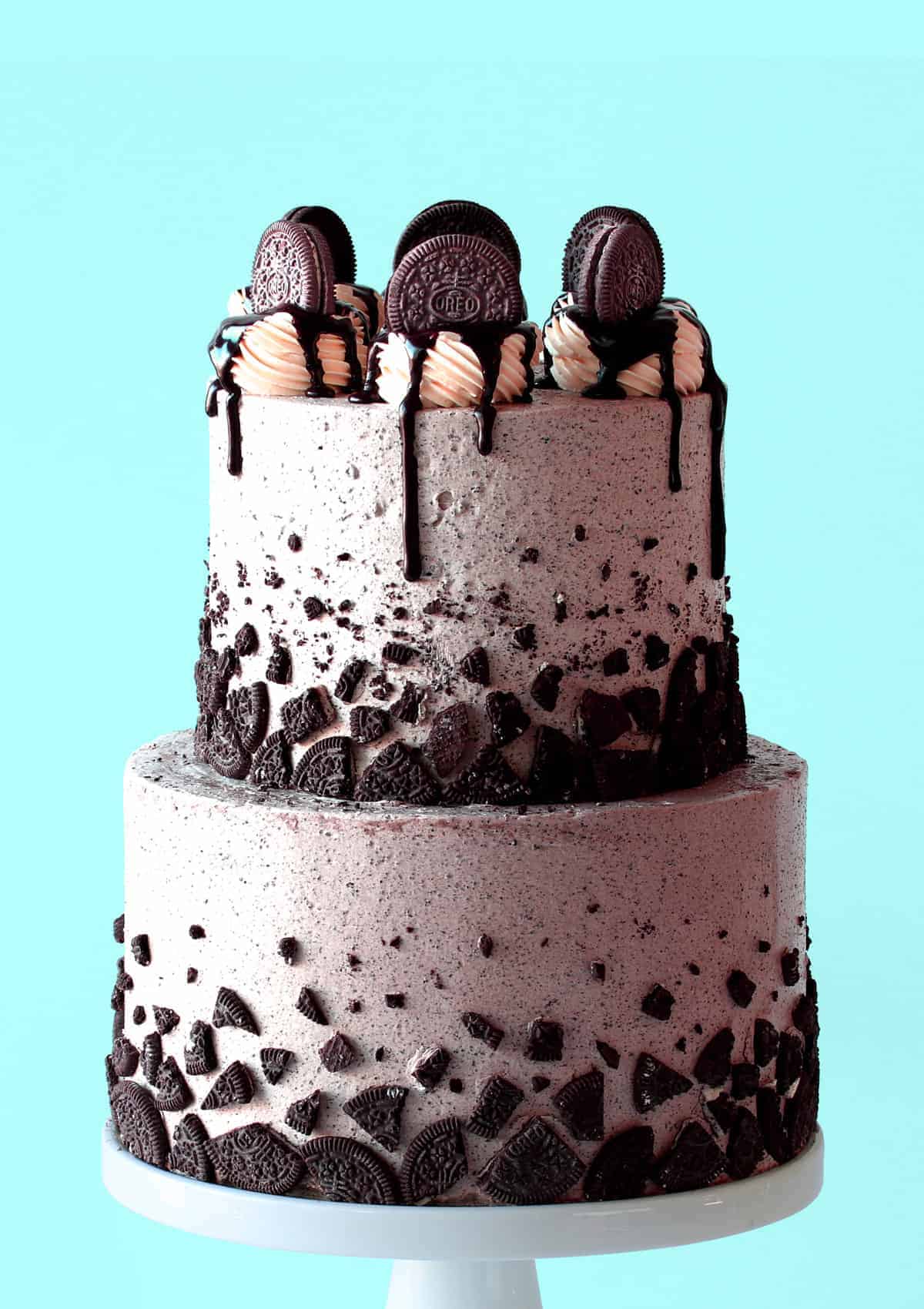 How to make a Oreo cake - Oreo themed cake - YouTube