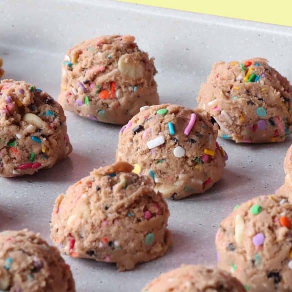 Funfetti Cookie Dough Truffles The Scran Line