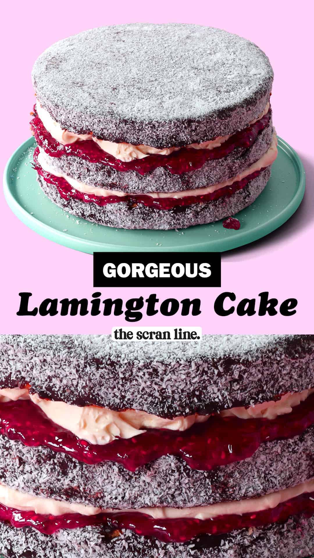 lamington layer cake / DELICIOUS BITES