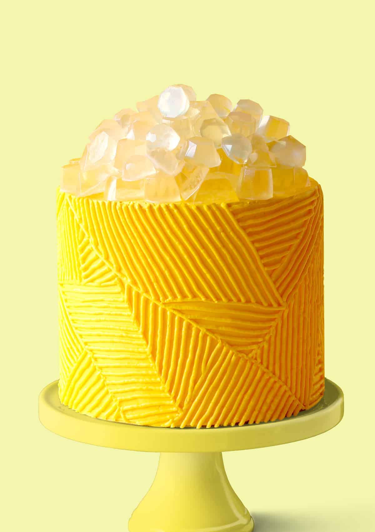 lemon shaped cake