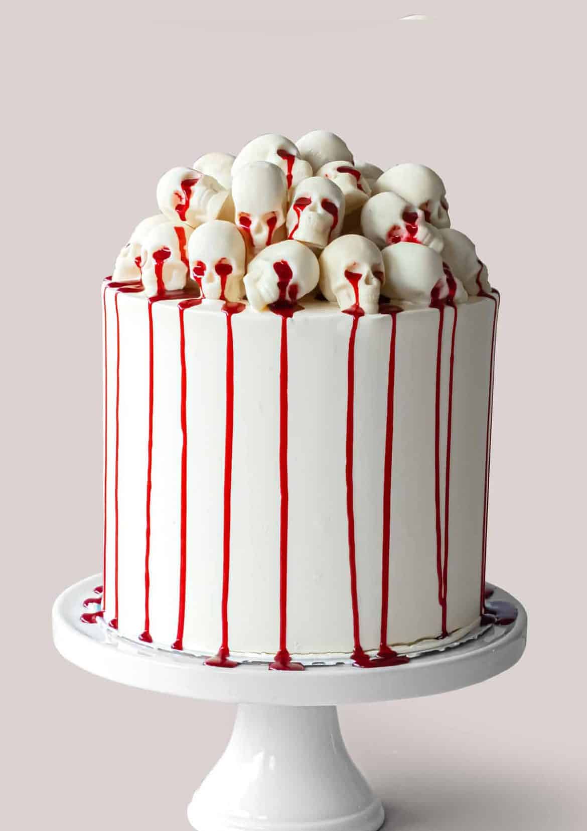 Sign From Above Skull Cake