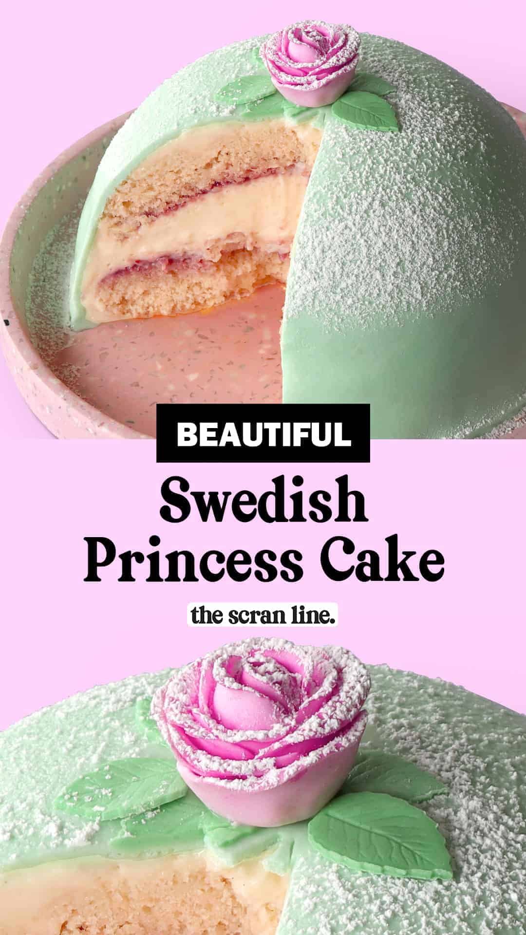 Swedish Princess Cake : r/Baking