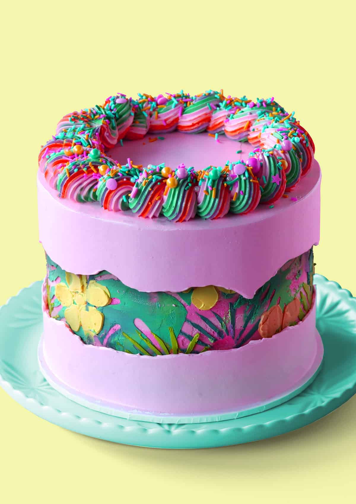 Tropical birthday cake. - Decorated Cake by - CakesDecor