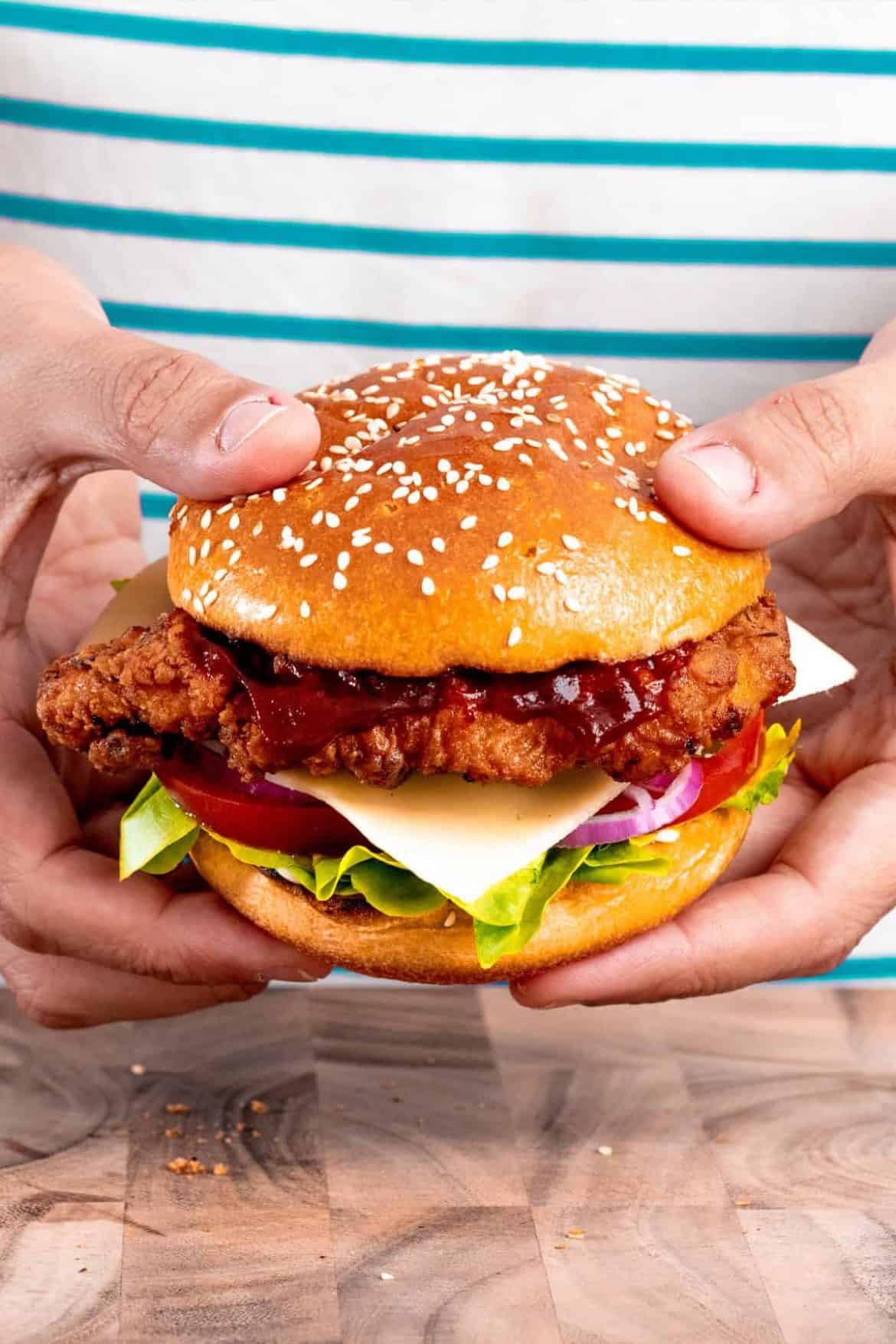 Crispy Chicken Burgers The Scran Line