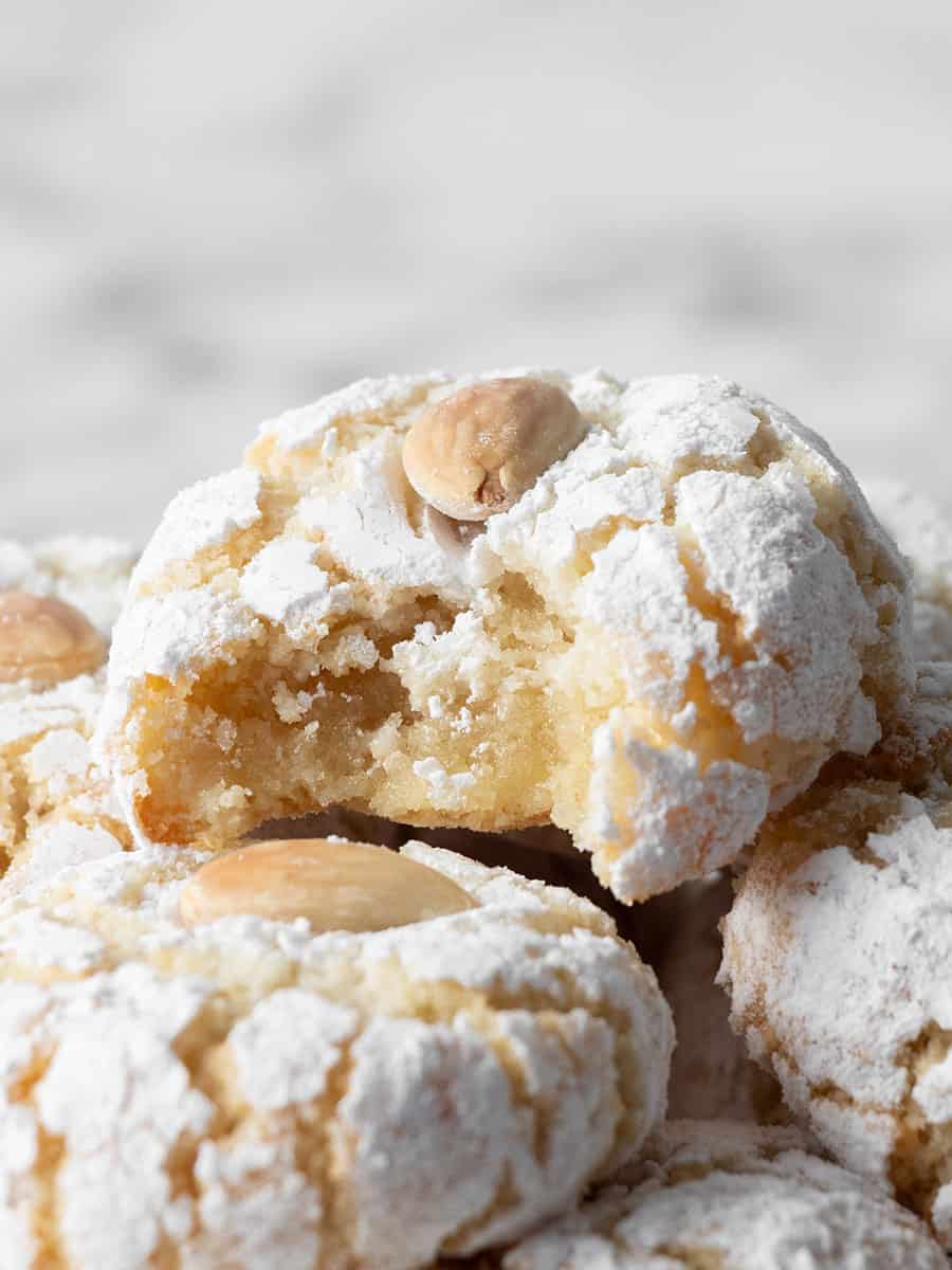 Infused Amaretti Cannasugar Almond Cookies - Kitchen Toke