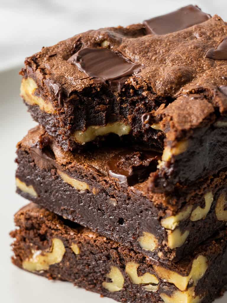 Fudgy Homemade Chocolate Brownies The Scran Line