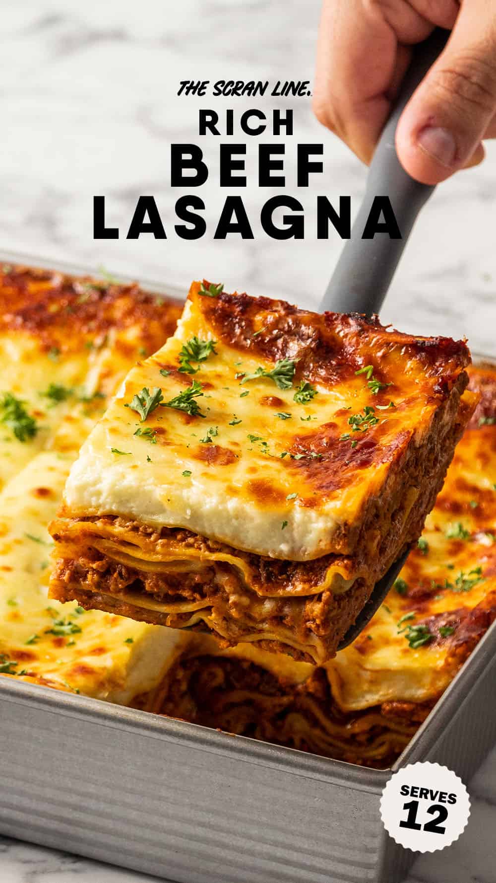 Beef Lasagna Recipe - The Scranline
