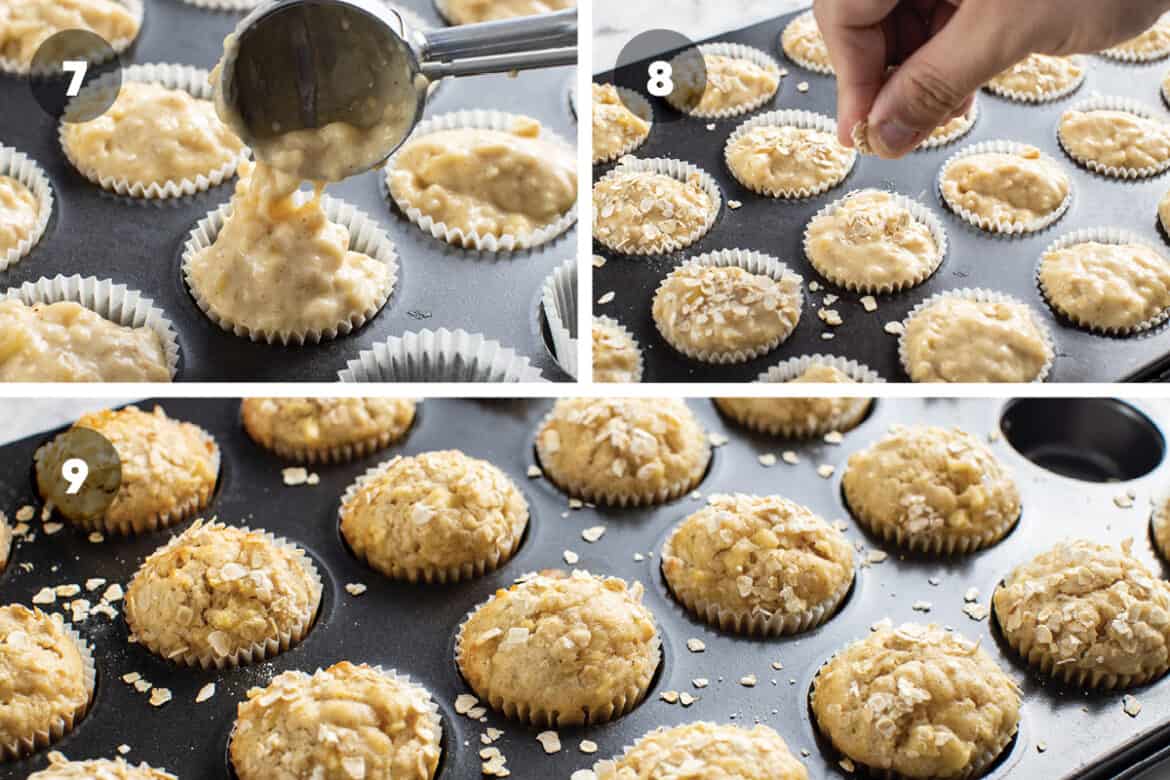 Sugar-Free Mini Banana Muffins - The Scranline