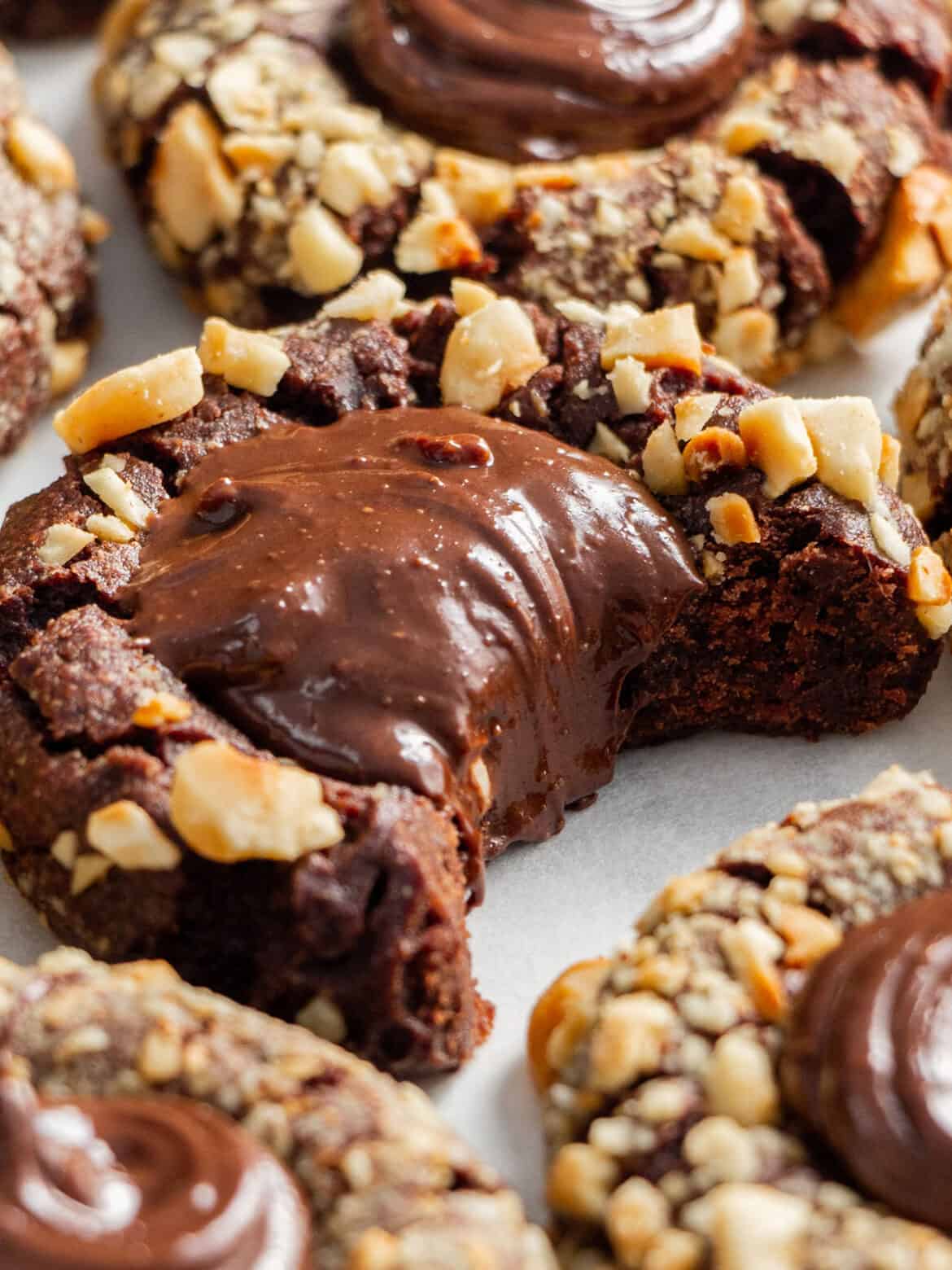 Chocolate Hazelnut Thumbprint Cookies The Scranline