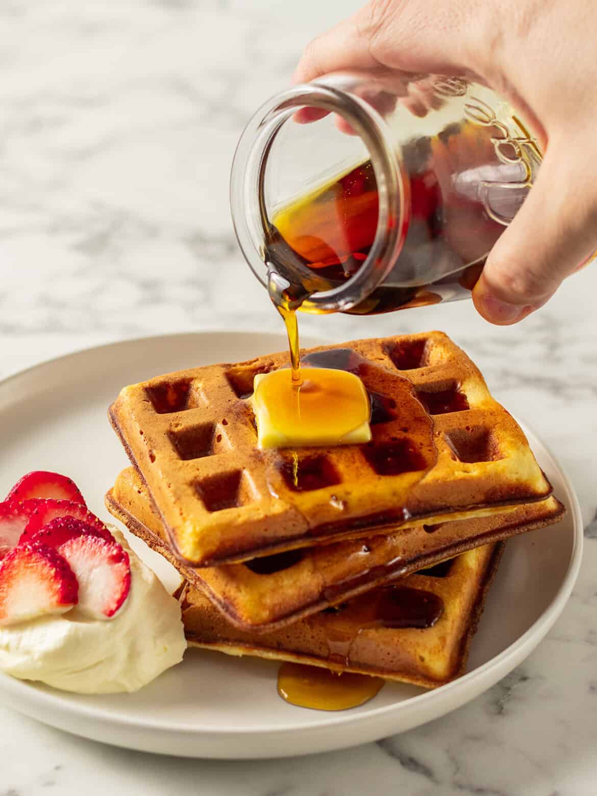 Easy HomeMade Waffles The Scranline