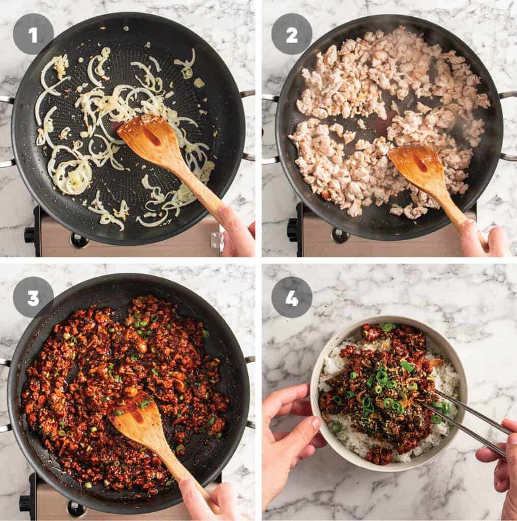 Easy Asian Chicken Rice Bowls - The Scranline