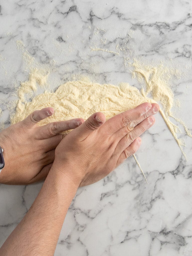 Getting rid of most of the semolina